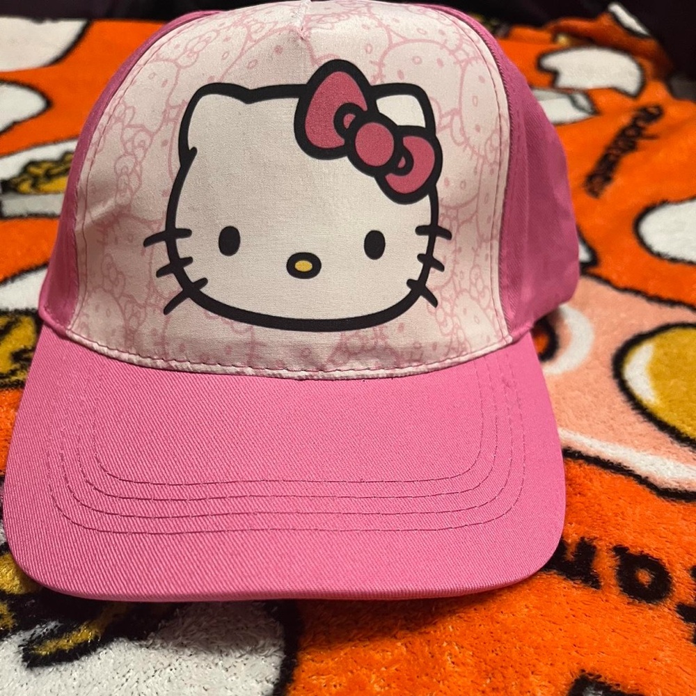 Hello Kitty Pink and White Cap